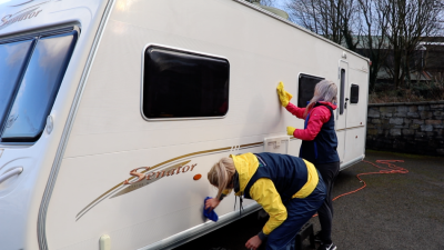 How to keep your caravan clean while on vacation
